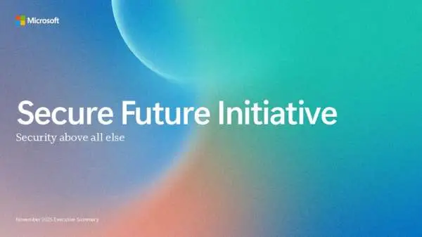 Microsoft Secure Future Initiative (SFI) – Executive Summary, November 2025