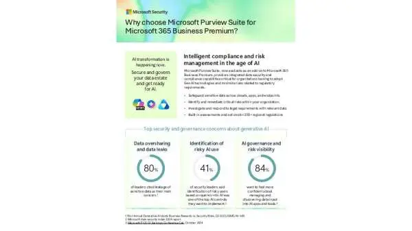 Why choose Microsoft Purview Suite for Microsoft 365 Business Premium