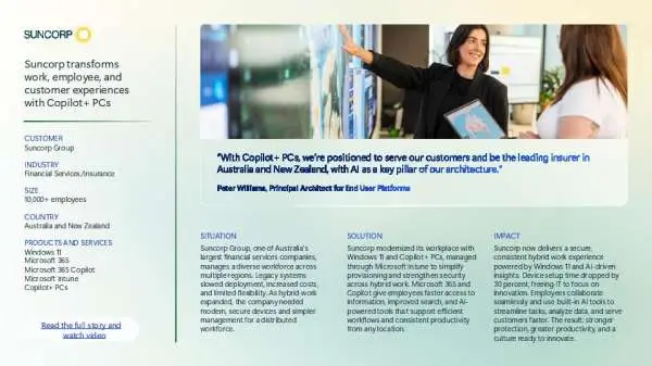 Suncorp Customer Story